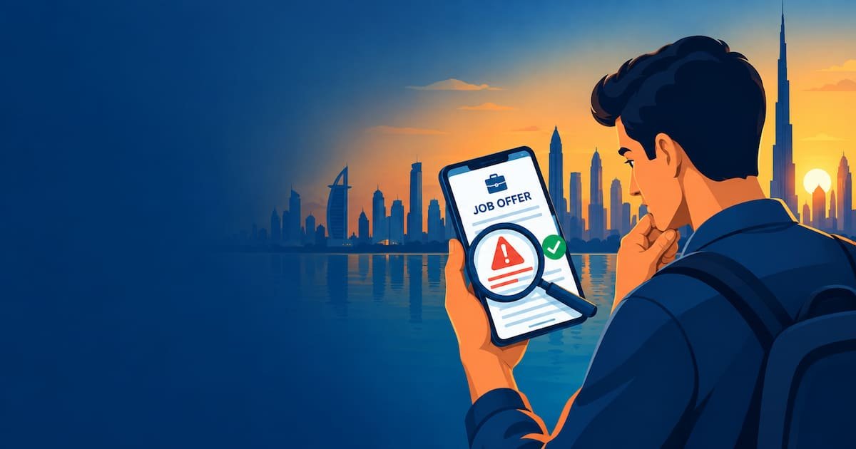 Check UAE Job Offer Is Real: 9 Red Flags Guide (2026)
